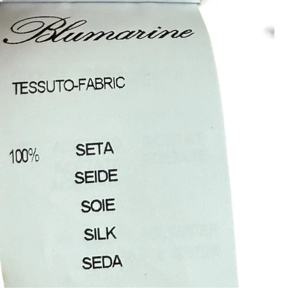 BLUMARINE  Black & White Leaf-Print Dress - Picture 6 of 6